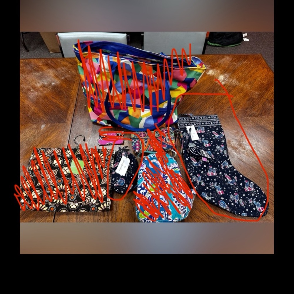 This listing is for only the owl stocking and owl small bag.